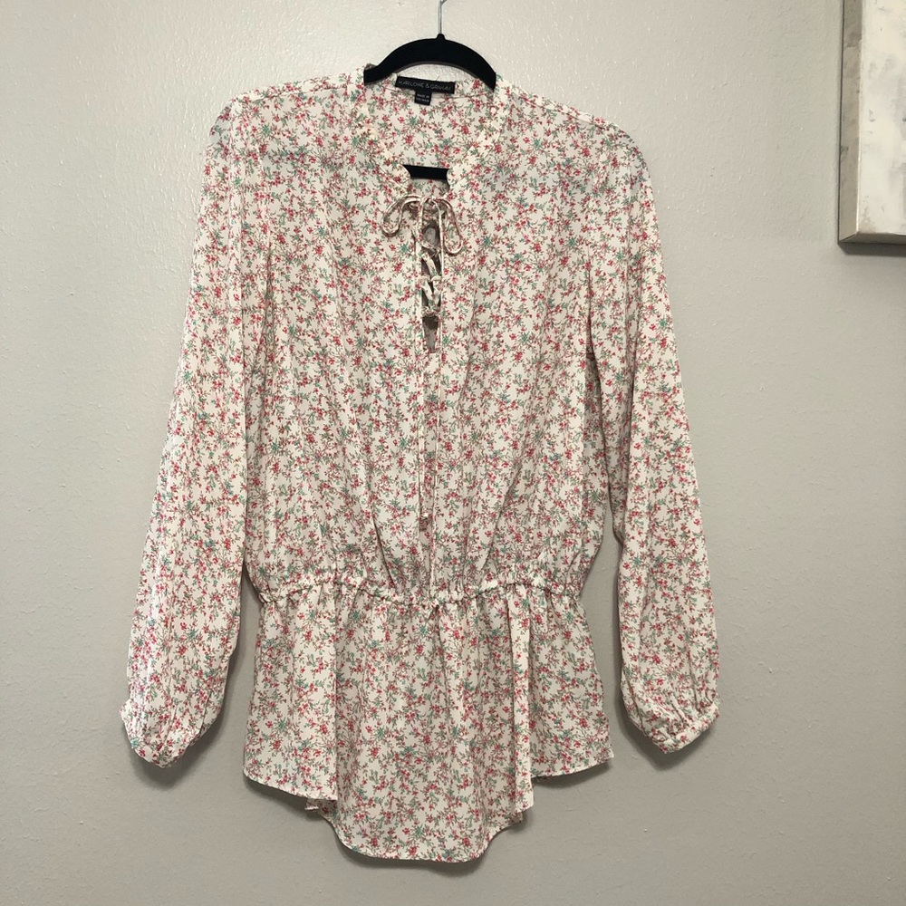Harlowe & Graham Floral Top